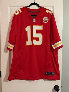NFL Nike On Field Kansas City Chiefs Red #15 Patrick Mahomes Jersey